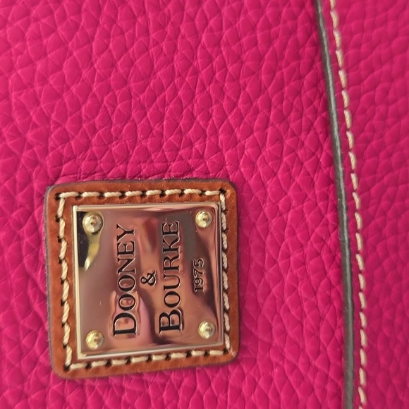Dooney & Bourke Pink Leather Tote Bag Nwt - Picture 3 of 11